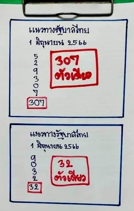 เลขหวยเฮียนัน 16-6-66